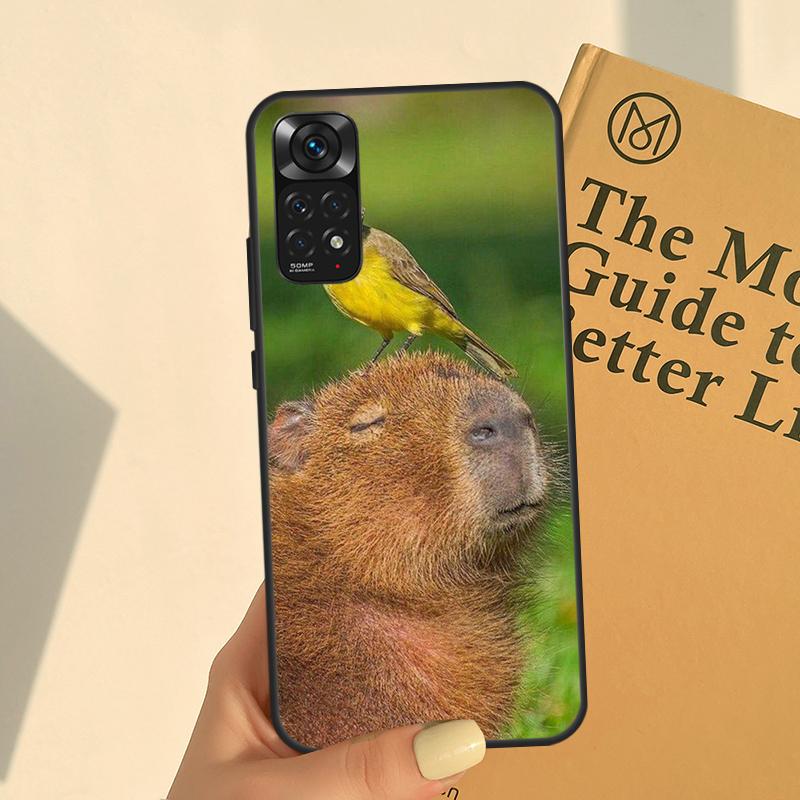 

Чехол с изображением капибары для Xiaomi Redmi 10 10A 10C 9 9A 9C 9T Note 11 Pro 10 Pro 9 Pro 8 Pro 10S 11S Redmi Note 11 Pro