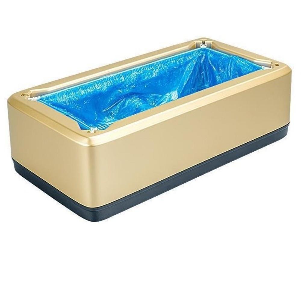 Waterproof Automatic Shoe Cover Machine Hand-Free Portable Disposable Booties Maker Fully Automatic Shoe Cover Dispenser