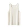 Kangsai Women's 100% Cashmere Sleeveless Knit Vest - Loose Fit, Round Neck, Ideal for Spring & Autumn 2026