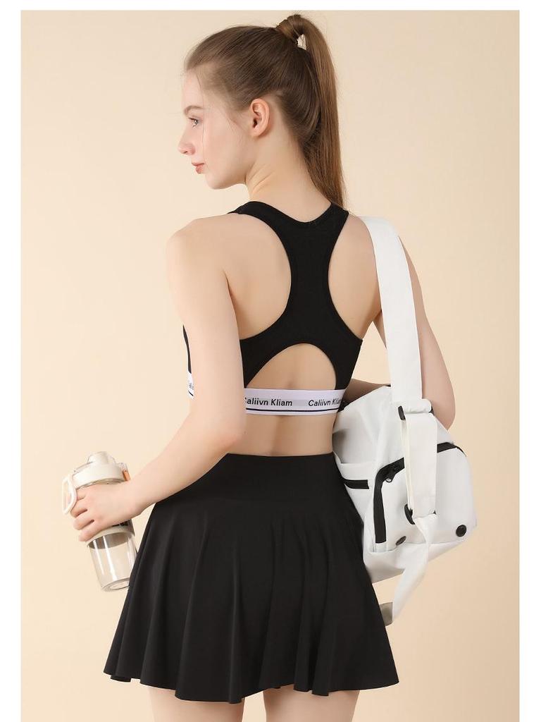 Damski Wstrząsoodporny Modelujący Biustonosz Sportowy - Szybkoschnący, Stylowy, z Oszałamiającym Designem Pleców do Biegania, Fitnessu i Jogi.