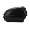 Motorcycle Trunk 32L Top Rear Case with Universal Bracket and Lock Water Proof Black Plastic for Travel Luggage Storage