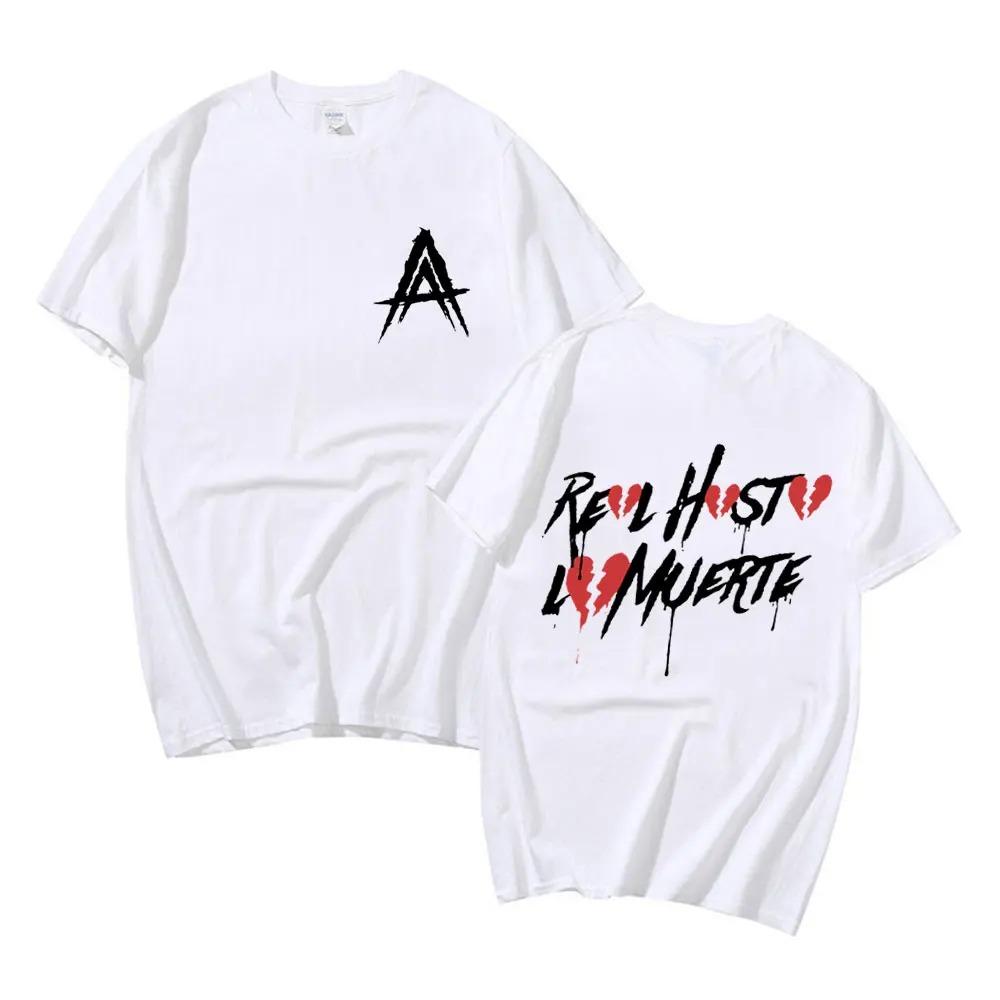 Cool Rapper Anuel AA Men Women T Shirt Oversized Cotton Hip Hop Short Sleeve Graphic T-Shirt Streetwear Tee Trend Clothes Tops