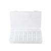 Set Box (1 + 28) Transparent Plastic Box Can Be Split Independent Grid Parts Box Loose Beads Letter Beads Classification Portable Box