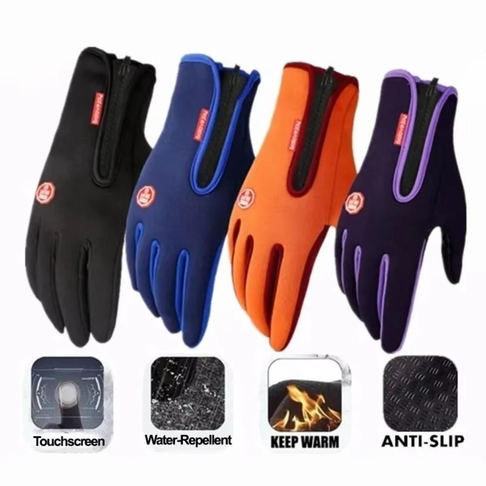 Touchscreen Cycling Gloves Warm Outdoor Sports Gloves Fashion Winter Gloves  for Men Women