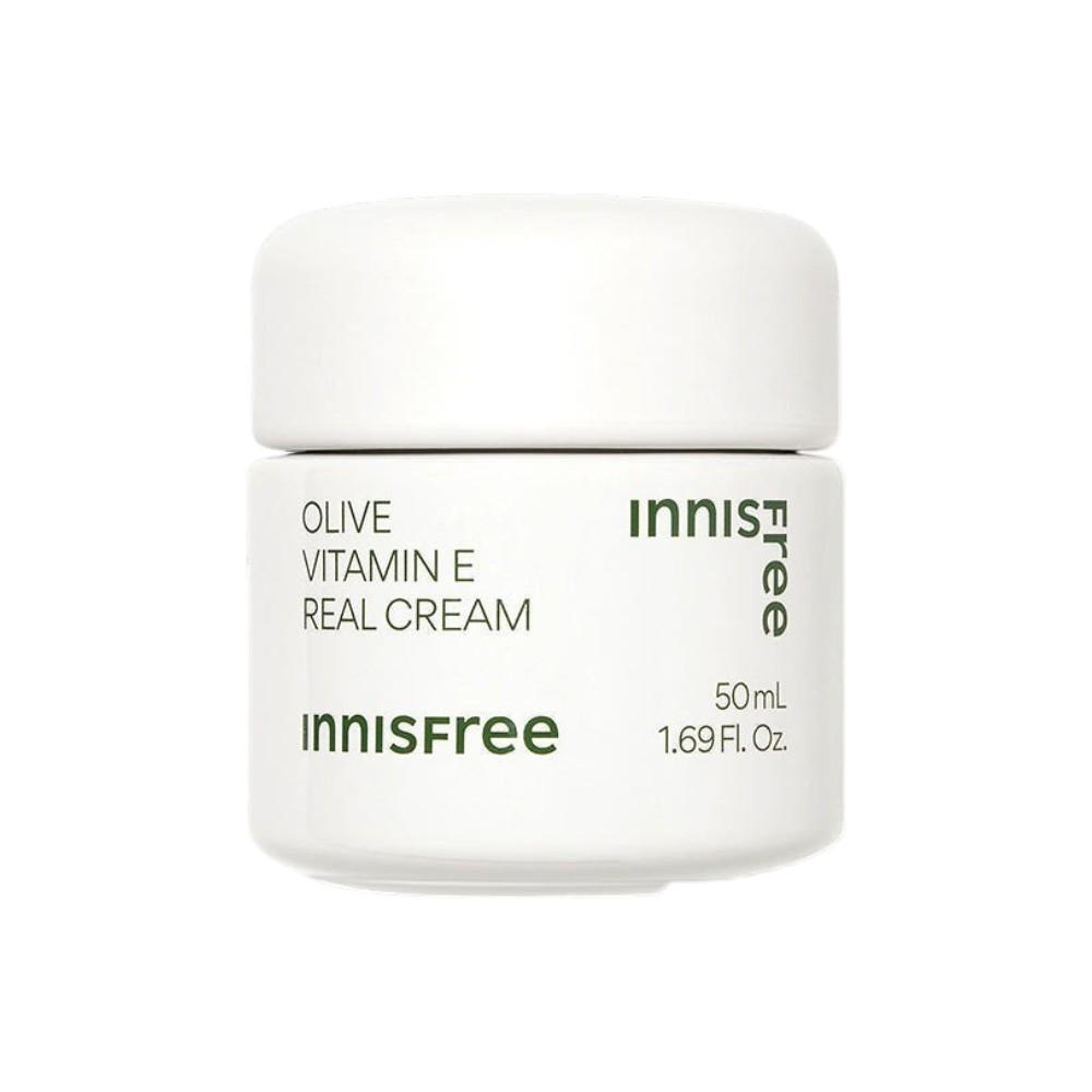 INNISFREE Оливковый крем с витамином Е Real Cream Интенсивное увлажнение Глубокое питание 50 мл