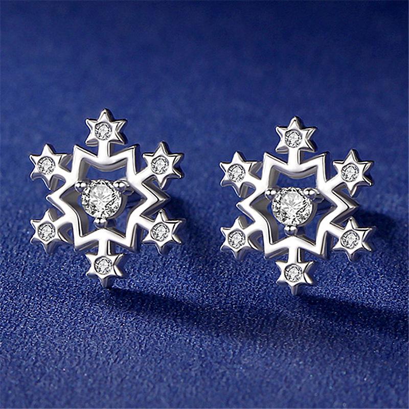 925 Silver Stud Earrings Beautiful Earrings High Quality For Women Earring Wedding Fine Jewelry Accessories Party Gift