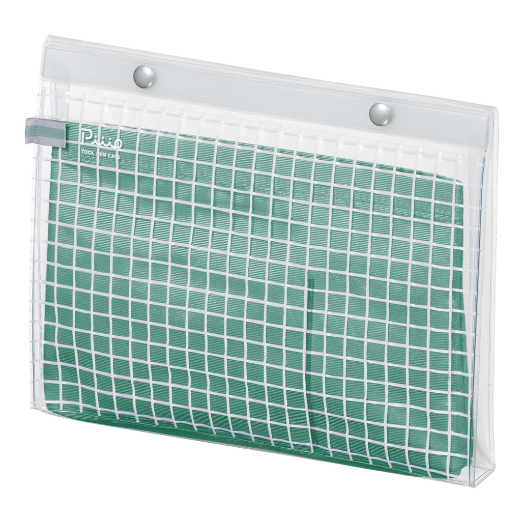 Kokuyo Pouch Pen Large A5 with Inner Oshikatsu Bag-in-Bag Case, Capacity, Size, Transparent, Case, Peep, F-VBF243-5