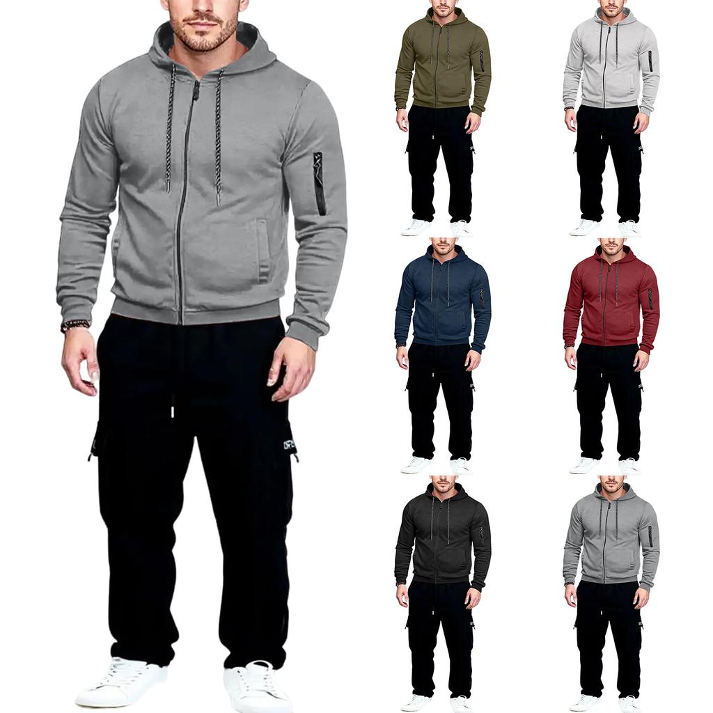 Solid Color Sports Suit, And Casual For Men