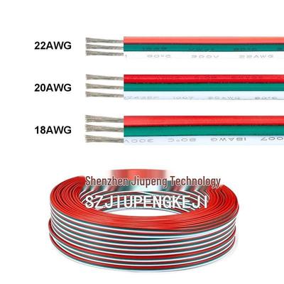 18AWG 3-Pin RGB LED Multicolor Light Strip Extension Cable