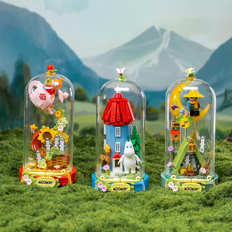 Muumien Joulu Roaming Collection Building Block Building Toys Cartoon Decoration Model Educational Kids Gift Building Blocks