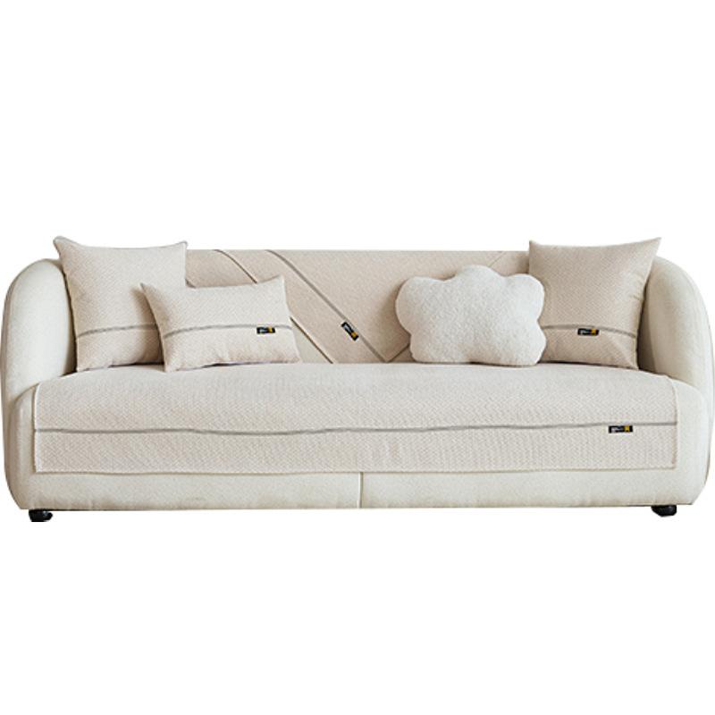 Sofa Cushion Four Seasons Universal Nordic Simple Milky White Sofa Cover Towel Backrest Armrest Chenille Sofa Cover