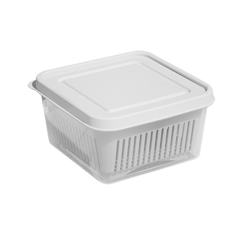 

Кухонный ящик для хранения холодильника, коробка для хранения свежих овощей, фруктов, сливная корзина для овощей, многофункциональный пластиковый контейнер для пищевых продуктов