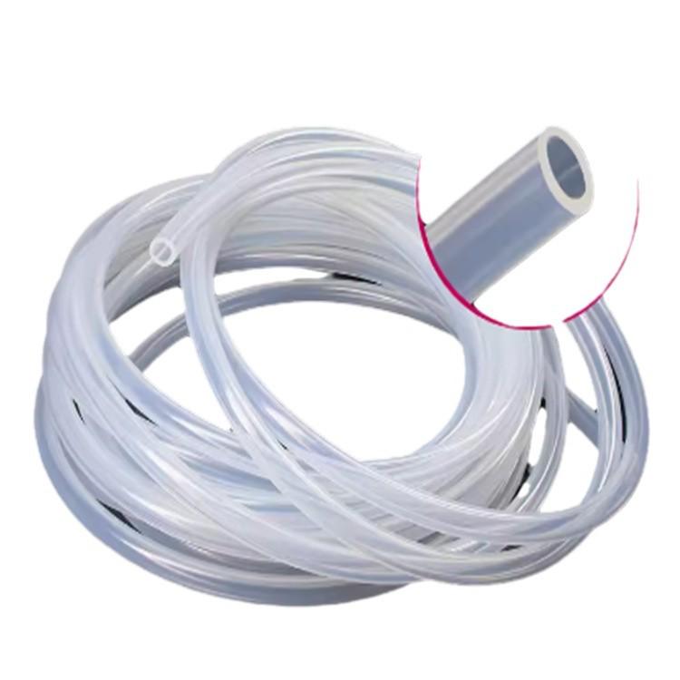 Odorless High/Low Temp Resistant Transparent Silicone Rubber Tubing for Food & Water