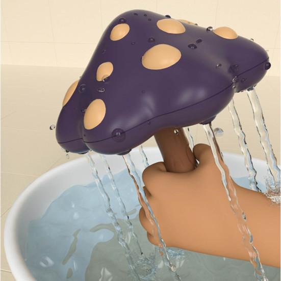 3 In 1 Mushroom Bath Toy for Kids Spinning Gyro Shower Head Tub