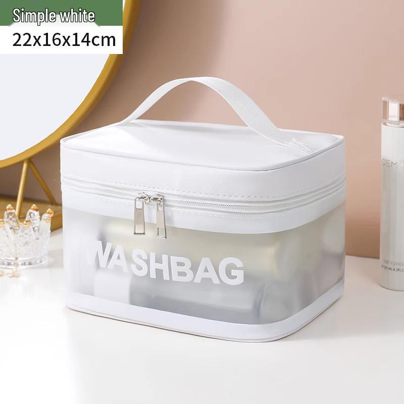 

High-Capacity Waterproof PVC Makeup & Toiletry Bag