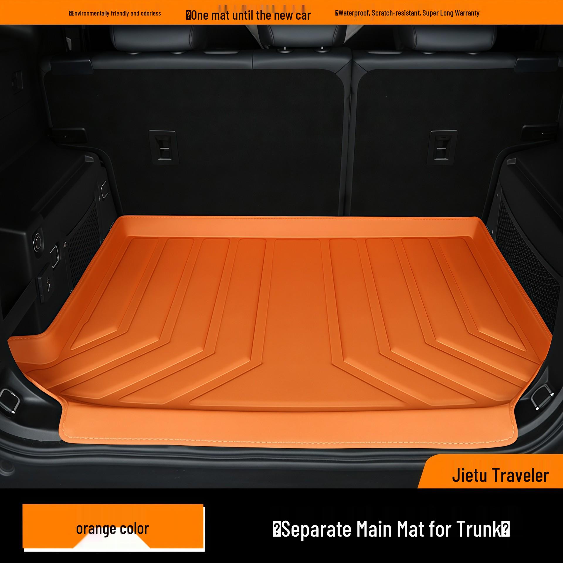 Waterproof Dustproof Trunk Mat for Jetour Traveller - Eco-Friendly Car Interior Accessory Jetour Traveller C-DM / 5-Seater