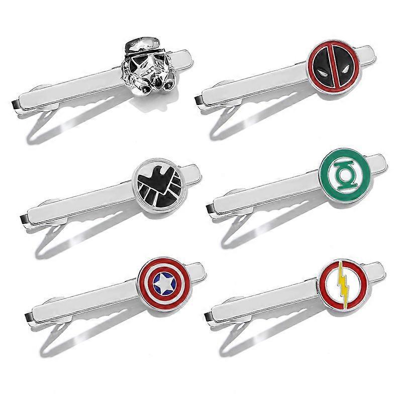 Accessory Spider Zinc Alloy Superhero Men's Business Tie Clip T1002-1