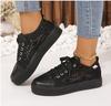 Fashion Spring Summer Women's Shoes New Hollow Mesh Breathable Sneakers Thick Bottom Casual Single Shoe Female Lace-up Vulcanize Shoes