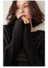 Lekasha Women's Summer Cashmere Hollow Knitwear: Long Sleeve Loose Casual Cover-Up