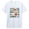 Men's electronic musician synthesizer and drum machine Dj printed 100% pure cotton short-sleeved T-shirt, fashionable streetwear