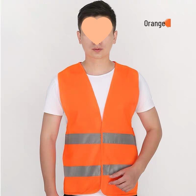 Reflective Multi-Pocket Safety Vest for Construction, Cycling, and Sanitation Workers