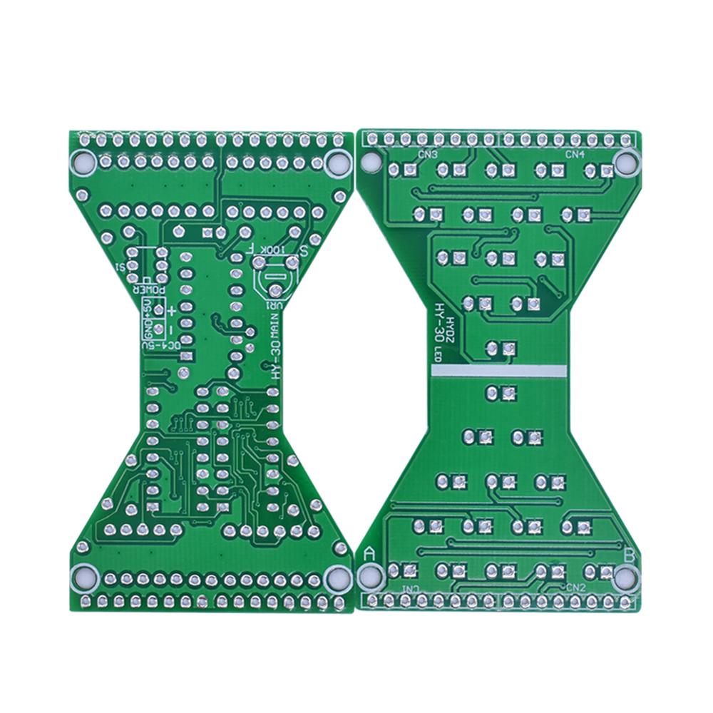 LIZAO DC 5V LED Hourglass Kit Double Layer PCB Adjustable Speed Student DIY Electronic Project