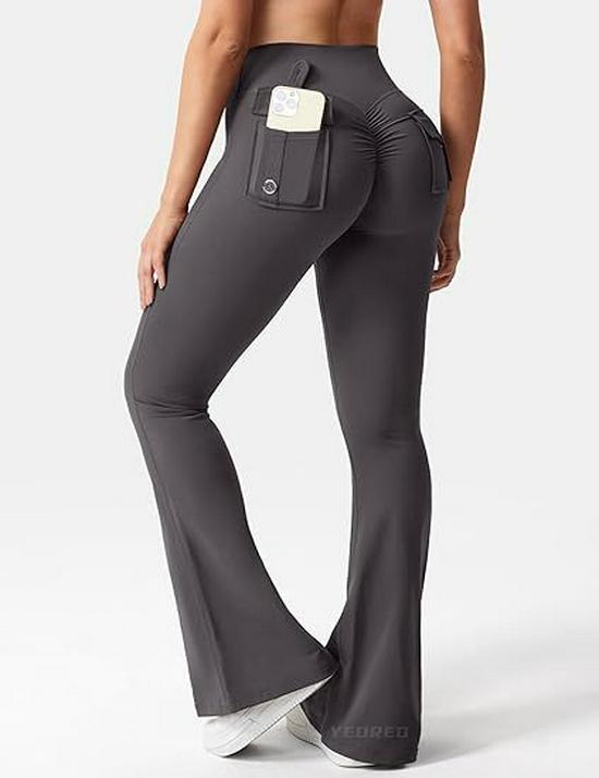 European & American High-Waist Fitness Yoga Pants with Pockets