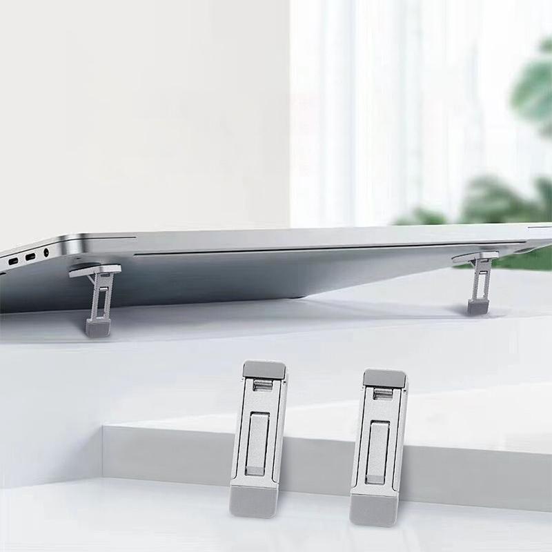 3-Level High Adjustable Cooling Laptop Holder Universal Notebook Computer Mini Stand Bracket For Macbook For Phone Tablet