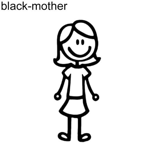 Funny Family Member Dog Cat Figure Pet Decor Car Sticker Decal for Window Door