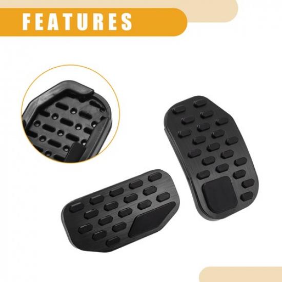 - Ford F-150 Broms Gaspedal Pad | Svart | Enkel |  | Metall Plast | Bromspedal Pad