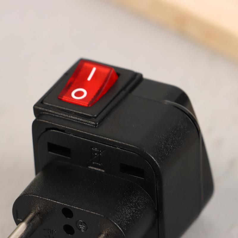 Univerzální americký US evropský UK EU AU cestovní elektrický adaptér zástrčky 10A/13A 250V elektrická zásuvka s vypínačem