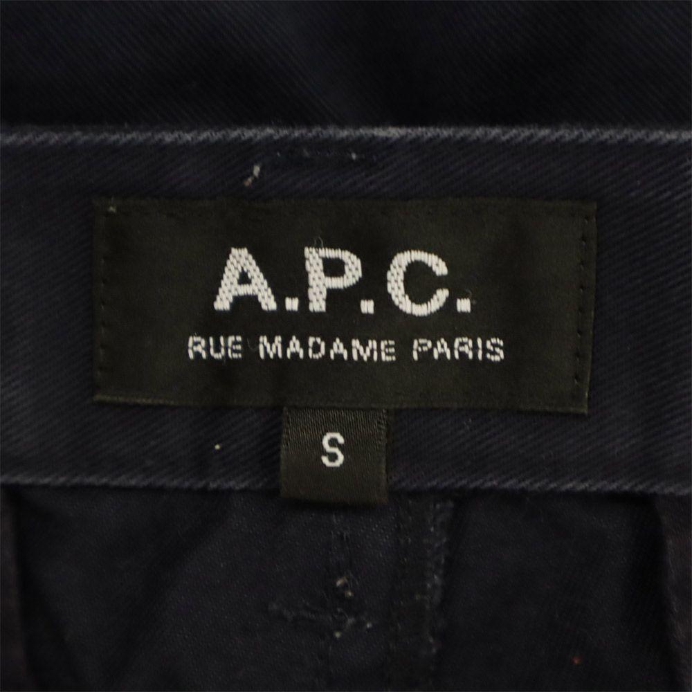 A.P.C. Long Pants S Navy Straight Pants Men's Used
