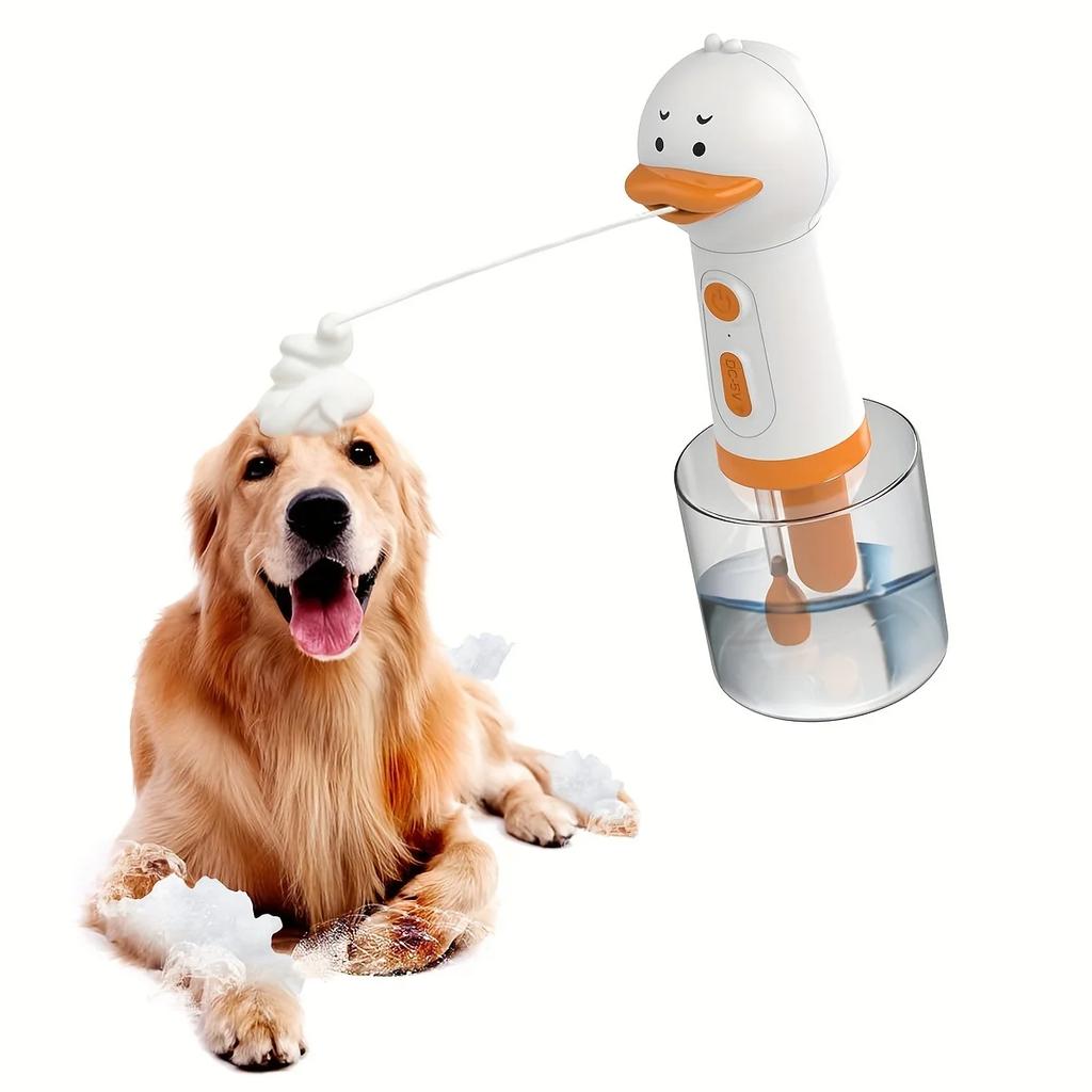 Spruzzatore Schiuma Elettrico per Toelettatura Cani - Pulisce a Fondo il Pelo del Cane, Materiale ABS, Ideale per Cani