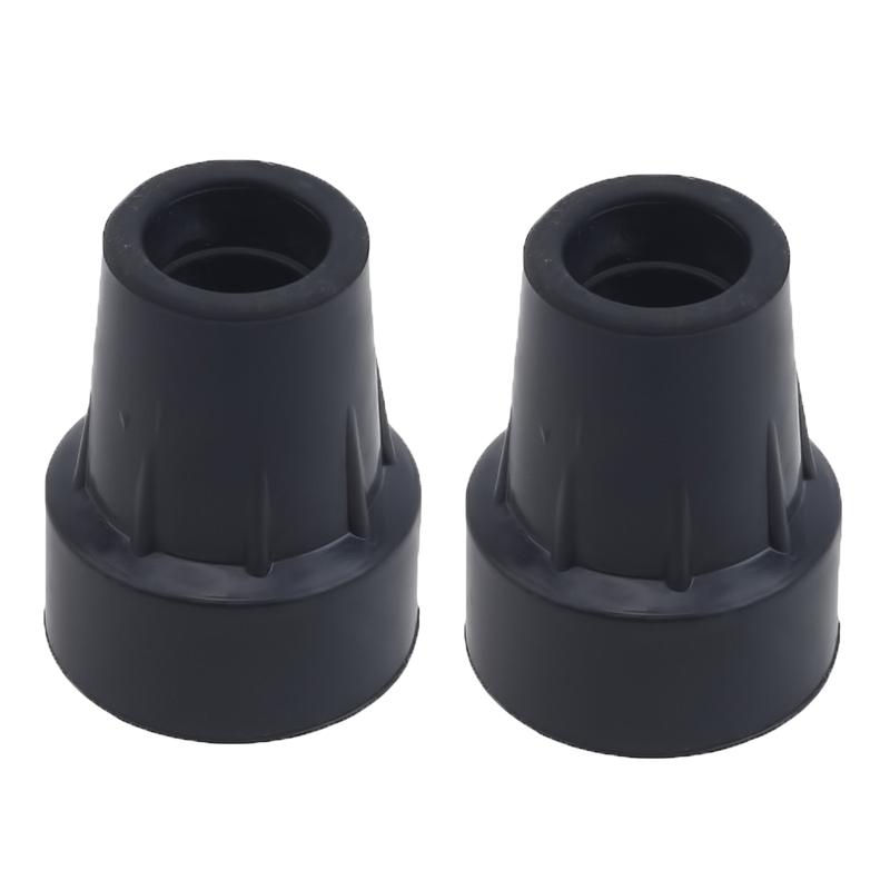 Rubber Feet Cane Tips Trekking Pole Foot Covers Hiking Stick Accessories Floor Mat Crutch Pads Replacement Non-slip Elder 3size