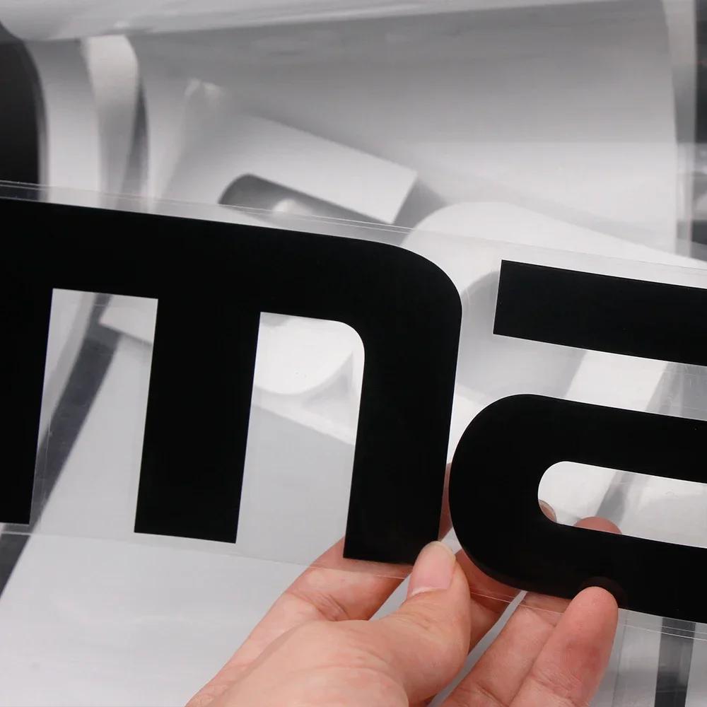 

2025 Hot Waterproof Letter Sticker Car Styling Reflective Vinyl Sticker Exterior Decal For Mazda 3 6 CX5 5 2 323 CX7 Demio Atenz чёрный