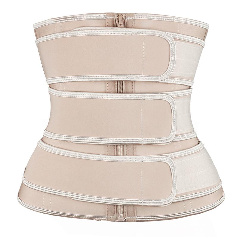 ATBUTY Adjustable Women's Latex Zip Waist Trainer Belt Slimming Waist Trimmers