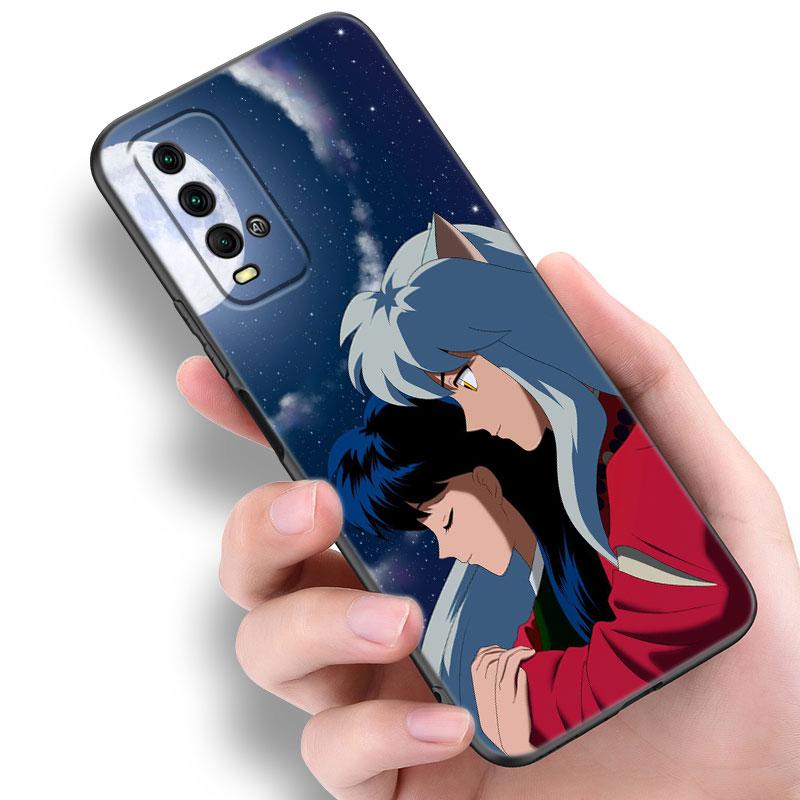 Inuyasha Sesshomaru Anime Phone Case For Xiaomi Redmi Note 5 6 9T K20 K40 K50 Pro 7A 8A 9A 9C 9i 10A 10C A1 S2 TPU Black Cover
