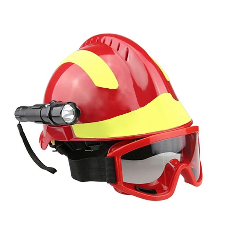 Jingrui Zhian F2 Red Fire Rescue Helmet