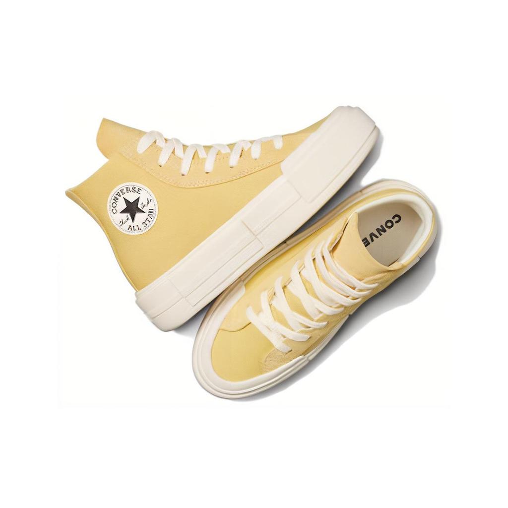 Converse Chuck Taylor All Star Comfortable Versatile Durable Breathable High-Top Canvas Shoes Unisex Sneakers Yellow A05469C