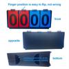 Tabletop Counter Basketball Scoreboard 4-Digit Score Flipper  Volleyball
