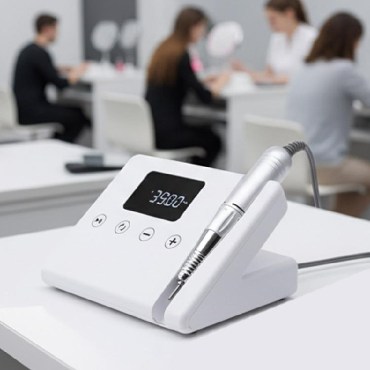 Professioneller Elektrischer Nageltischbohrer 35000 U/min 45W Variable Geschwindigkeitsregelung Nagellackierer Für Präzise Nagelformgebungsmaschine