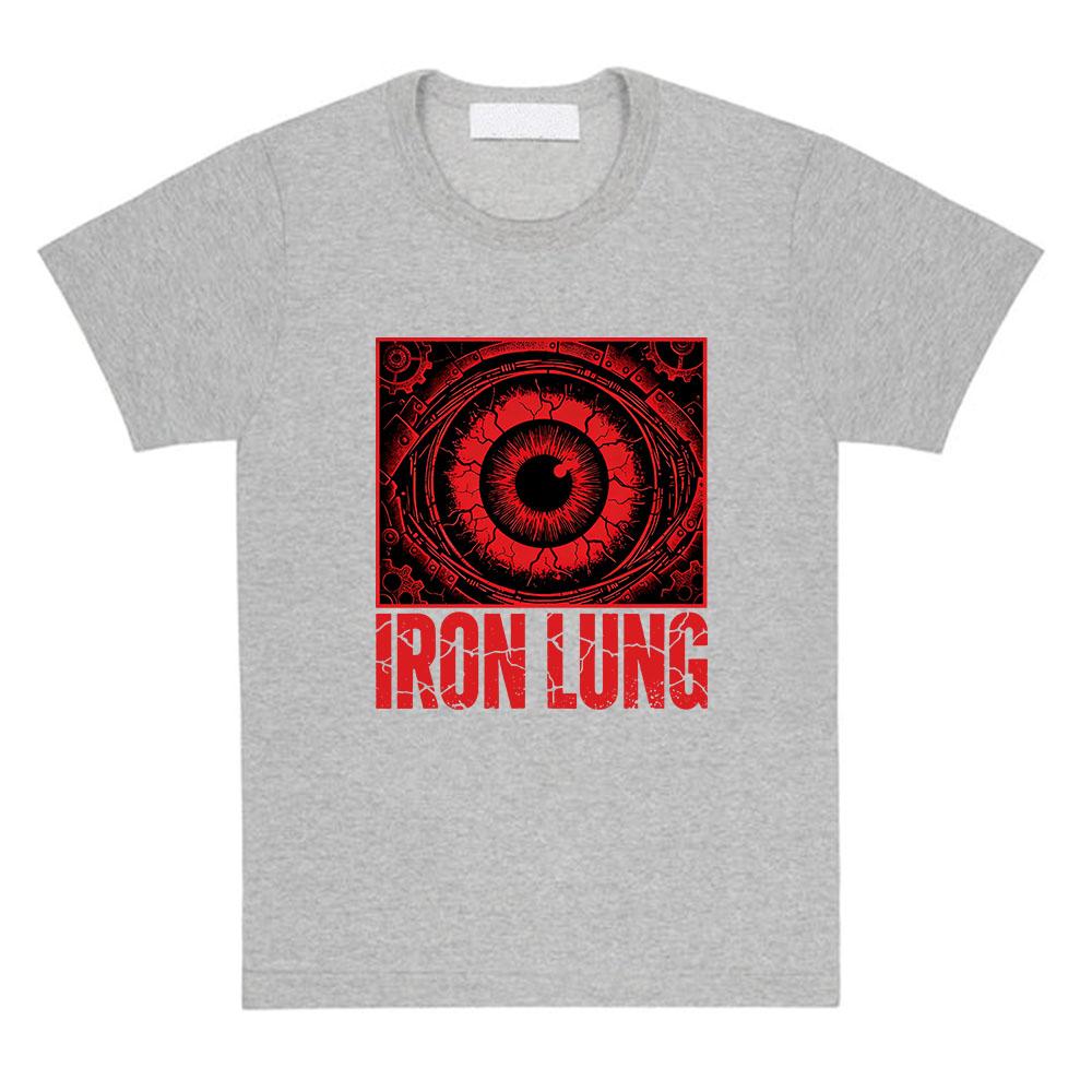 Iron Lung Graphic Print T-shirt Summer Cotton Women Men Tees Unisex Streetwear O-neck Fashion Movie Design Tshirts Female Merch