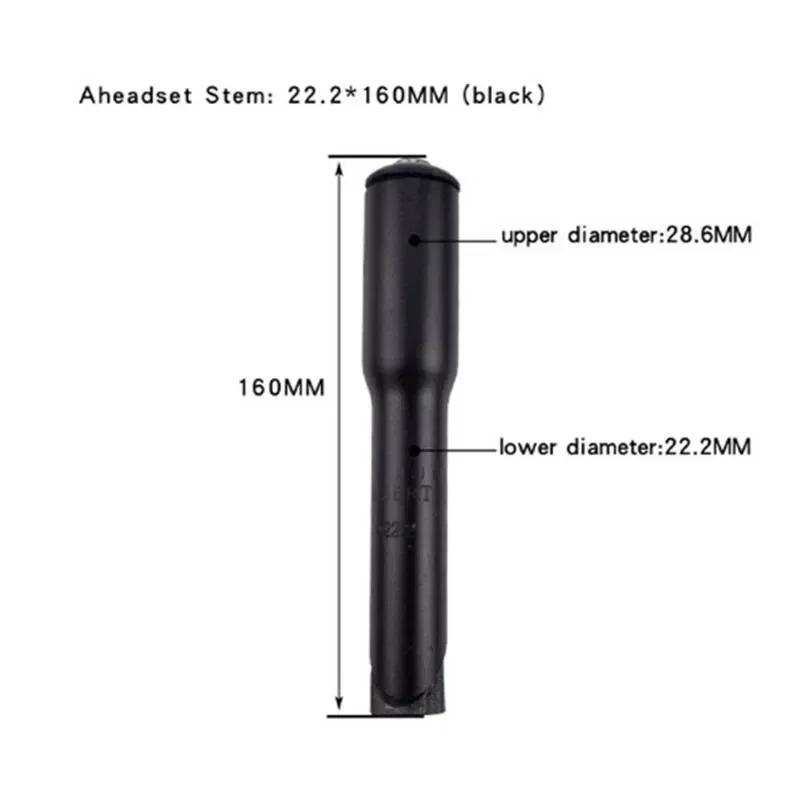 

Руль для горного велосипеда Вилка рулевая труба Алюминиевый сплав Усилитель для шоссейного велосипеда Детали для подъема горного велосипеда Выносы Руль для велосипеда black 22.2mm