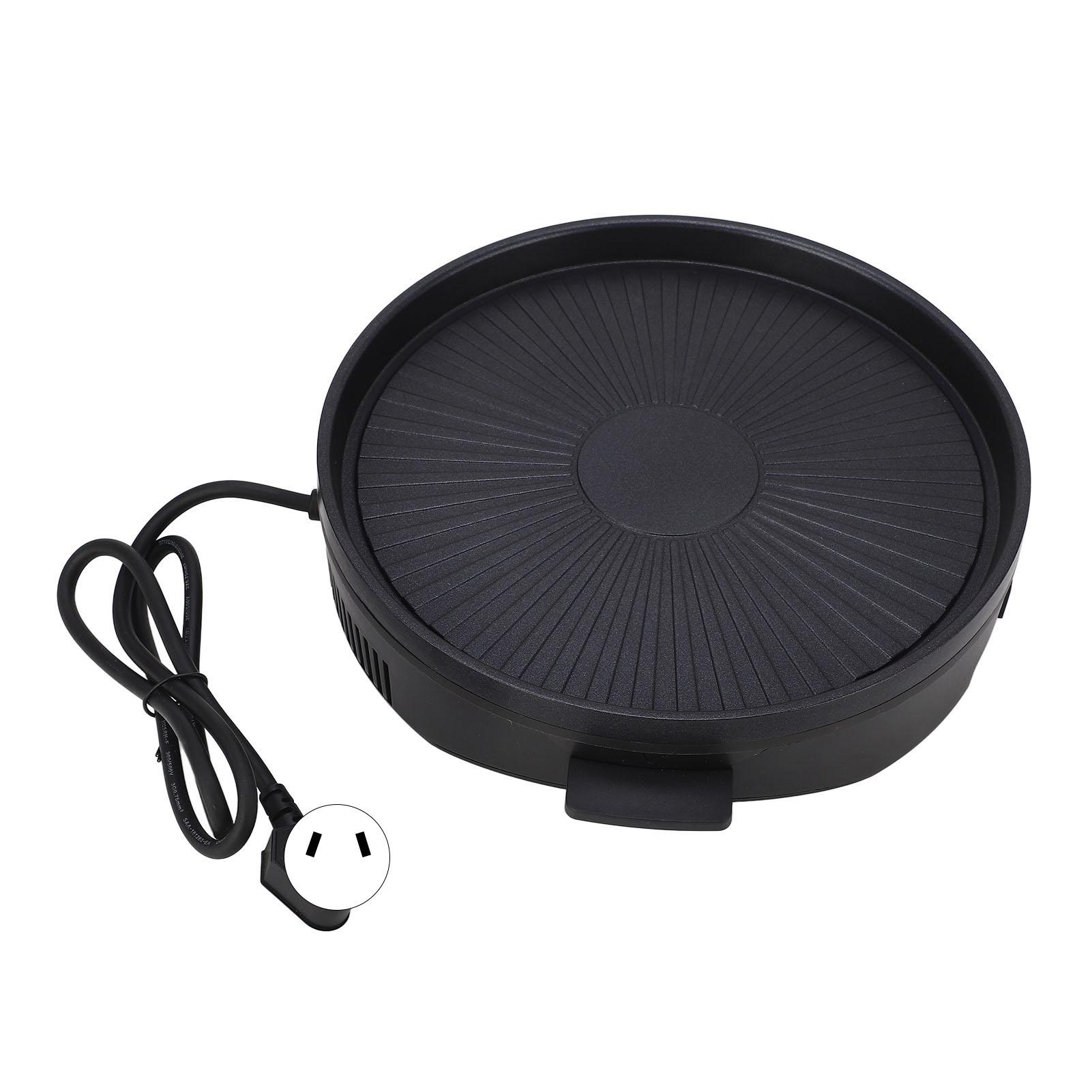 

Электрический гриль Многофункциональная сковорода для приготовления пищи без дыма Тарелка для барбекю Вечеринка Кухонный аксессуар AU 220V