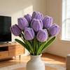 Yousheng Completed Pipe Cleaners Tulip Flowers Handmade Artificial Flower Craft Gifts for Women Mother Wife On Mother's Day Valentine's Day