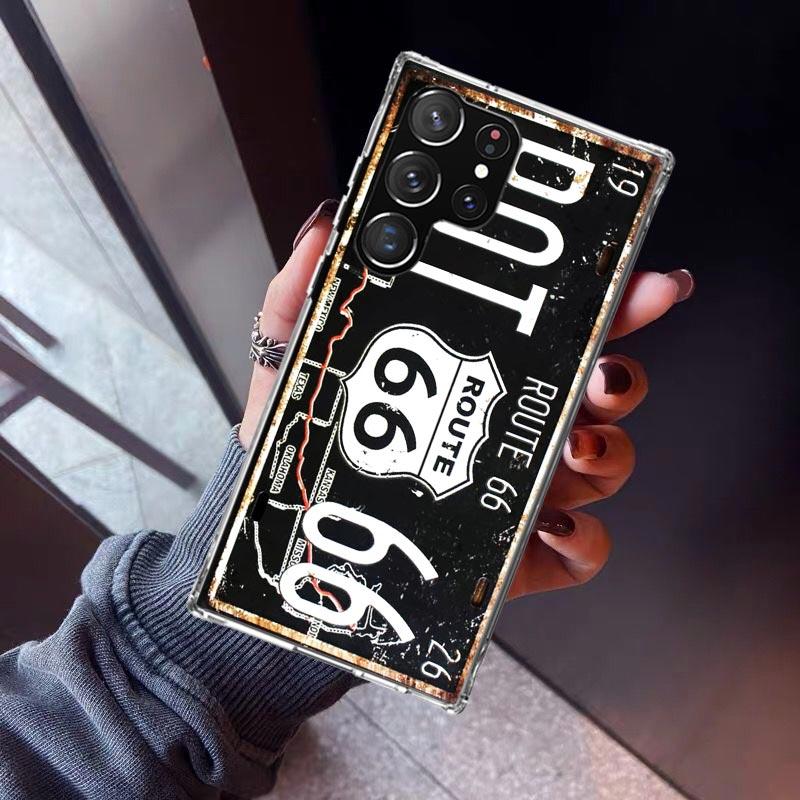 License New York Plate Number Phone Case For Samsung Galaxy S23 S24 S25 Edge S26 Ultra S22 + S21 Plus S20 FE Cover Silicone Prin