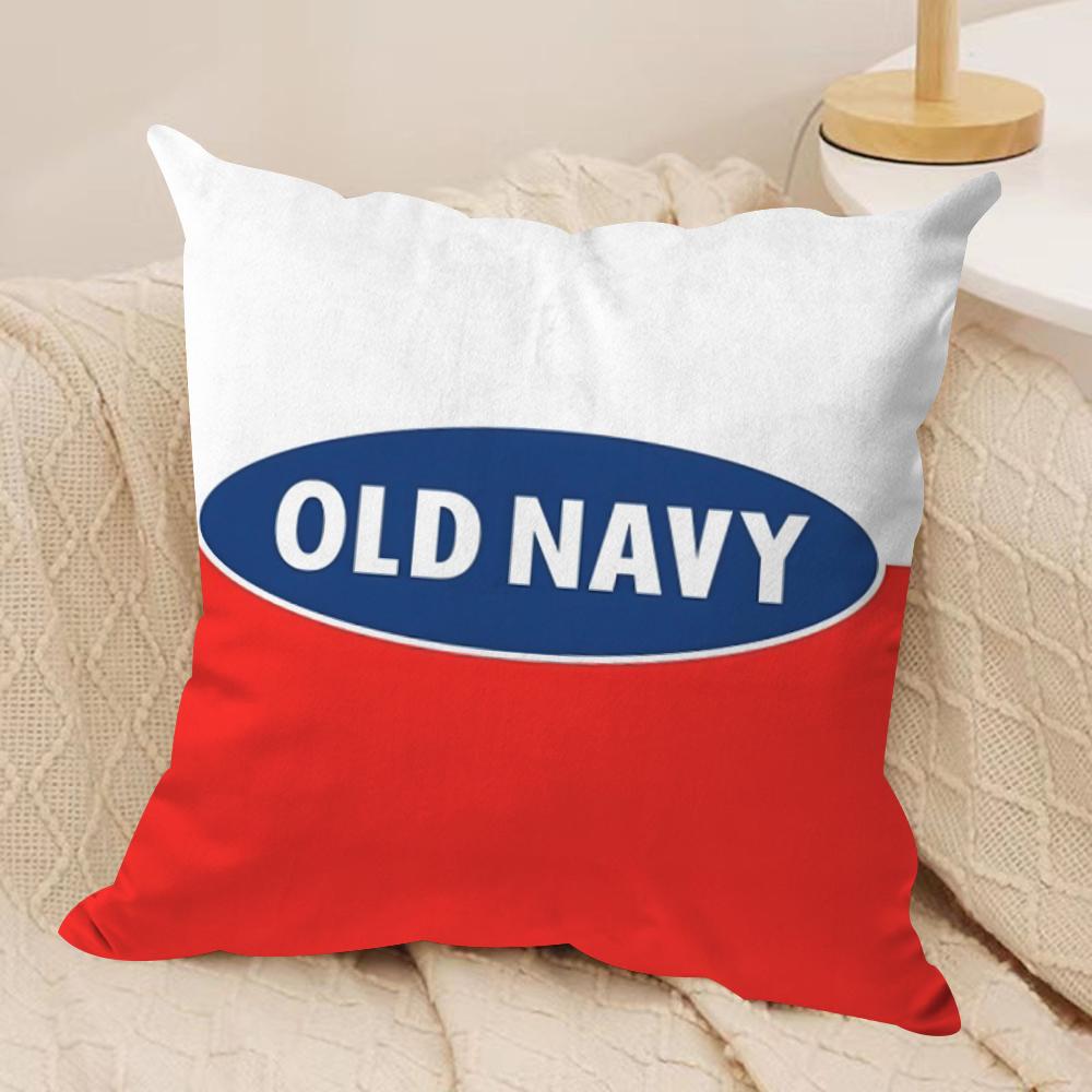 

Classic Brand OOld NavyY Cushion Cover Short plush Doublesided Print Square Throw Pillow Covers Sofa Home Cushion Decor 30x30cm