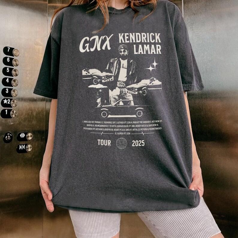 Kendrick Lamar Tour 2025 Shirt Retro The Grand National Tour T Shirt NH21800 Unisex T-Shirt XXXL