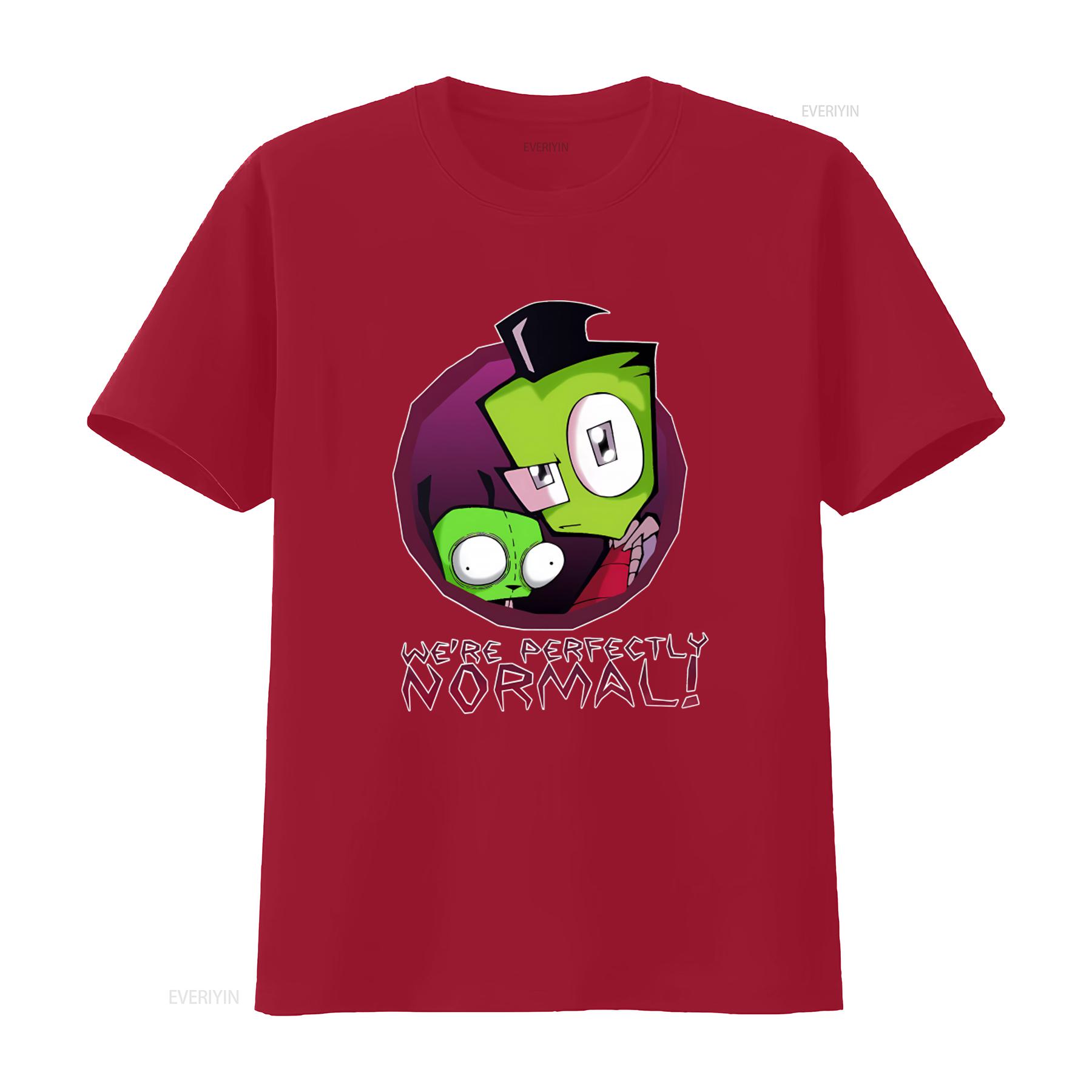 

Vintage Invader Zim T Shirt Small Size with Perfectly Normal Cartoon Alien Print Unique for Fans vintage Washed Slightly S