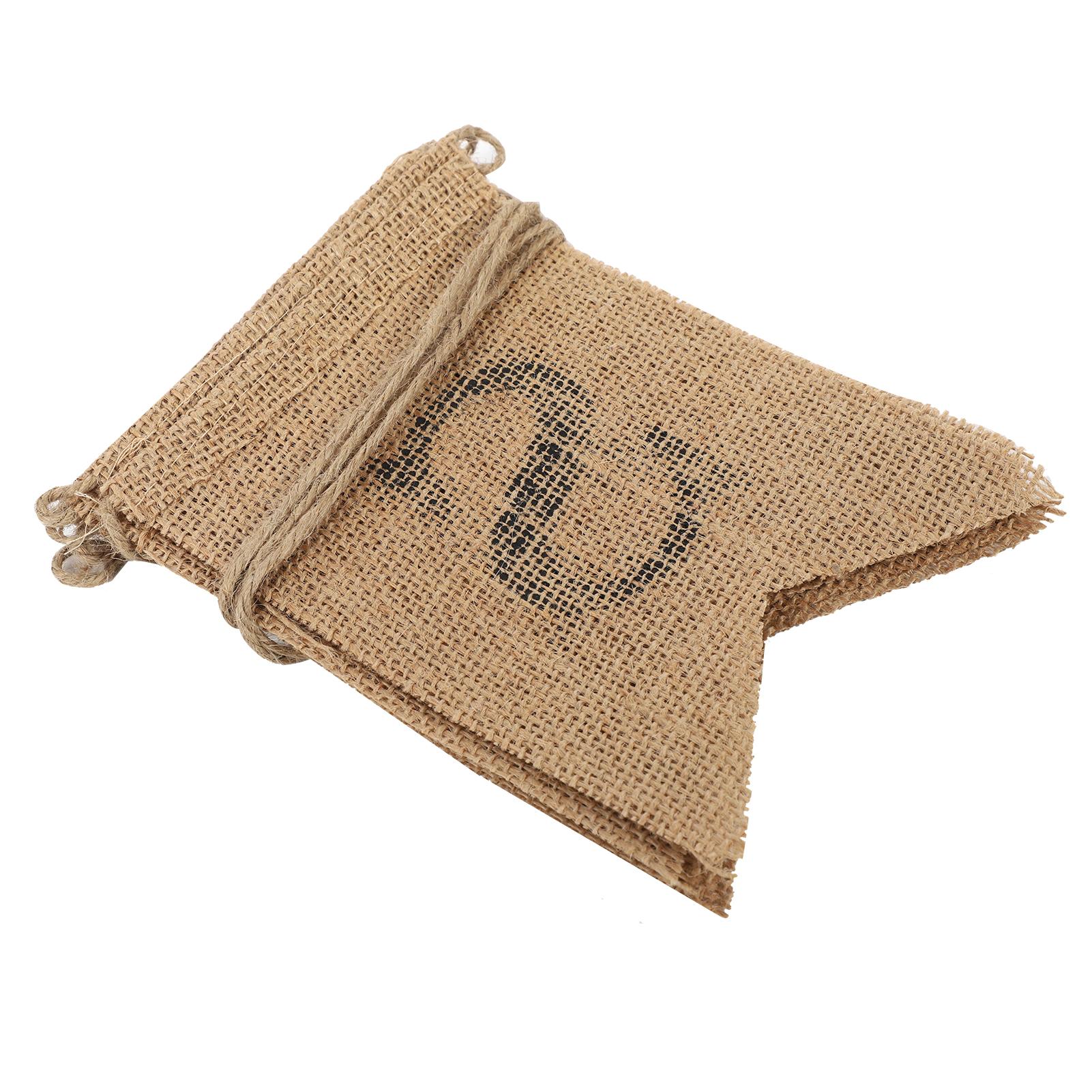 

Burlap Pennant Flag Miss to Mrs Valentine s Day Wedding Wall Hanging Banner DIY Home Decoration